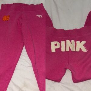 PINK Victoria's Secret Vintage Bright Pink Logo Sweatpants